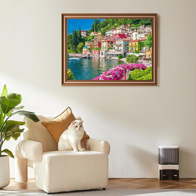 Jigsaw Puzzles for Adults 1000 Piece Puzzle for Adults 1000 Pieces Puzzle 1000 Pieces-Italy Famous Scenery Lake Como