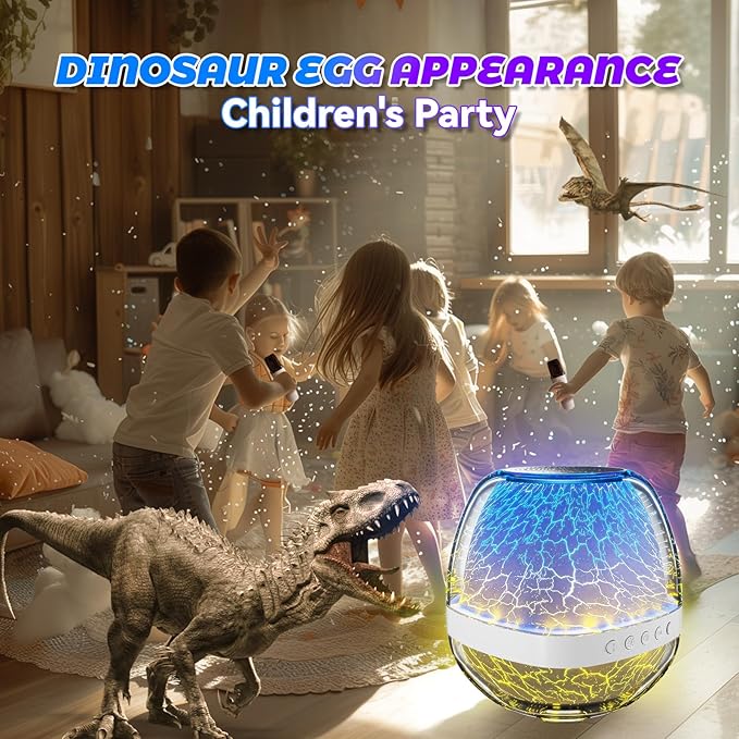 Karaoke Microphone Machine Toy for Adult Kids, Mini Portable Bluetooth Speaker with 2 Wireless Microphones for Girls 3-12 Years, Christmas Birthday Gift for 3 4 5 6 7 8 9 10 11 12 Years Old and Up