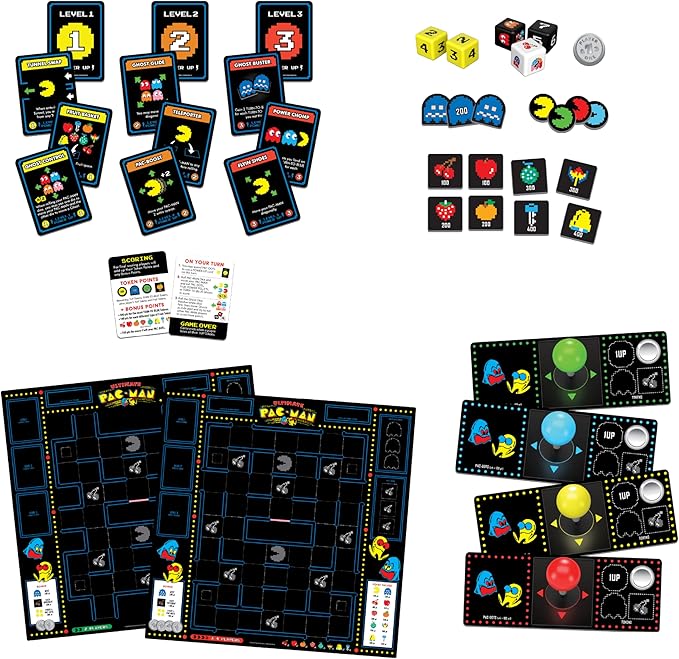 Buffalo Games Ultimate PAC-Man Board Game - Retro Arcade Classic - Official Licensed - 2-4 Players, Ages 8+