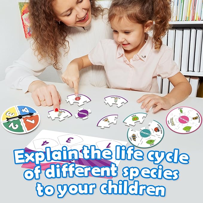 Life Cycle Toys for Kids, Toddler Puzzles, Preschool Science Kits for Kids 3-5, Kindergarten Learning Activities, Learning Education Toys, PreK Classroom Essentials, Homeschool Supplies