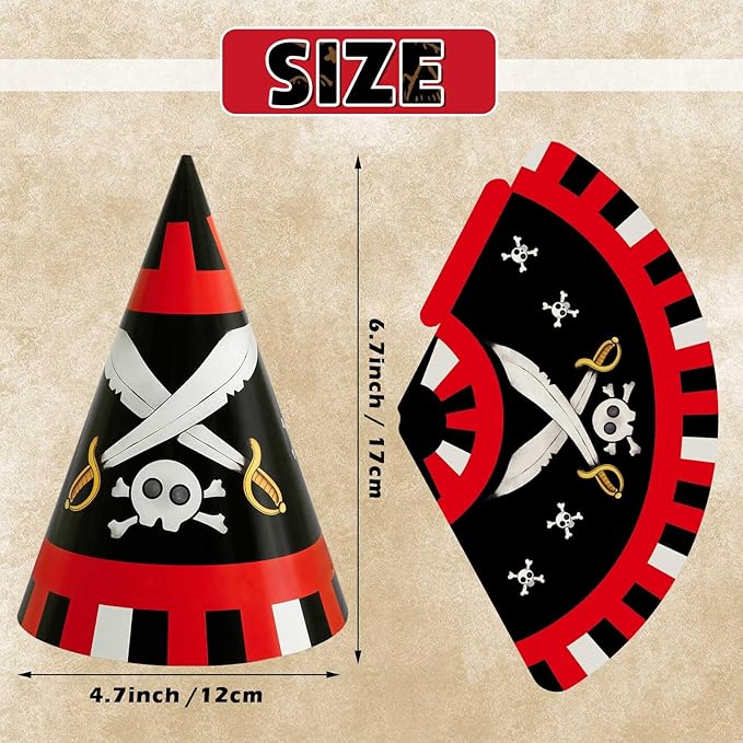 WERNNSAI Birthday Party Hats - 12 Pcs Birthday Party Supplies Cone Hat Headbands Colorful Paper Party Hats for Kids