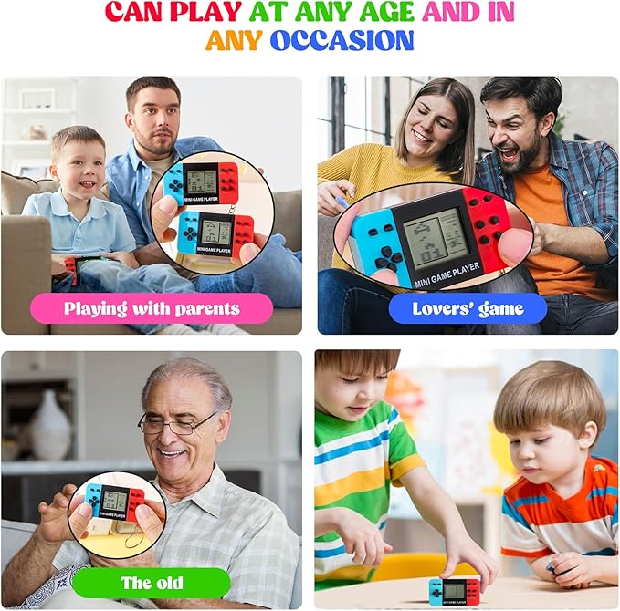 APZ 16 Video Game Party Favors for Kids,Video Game Keychain Party Birthday Supplies,Goodies Bags Stuffer,Carnival Prizes,Treasure Box Toys