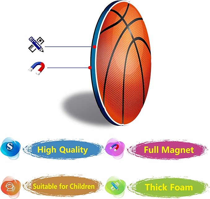 32 Shape and Color Magnets with Real World Objects for Comparison & Associative Memory, Perfect for Preschool Learning