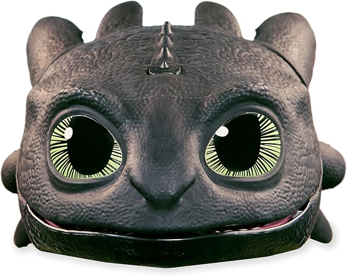 Dreamworks Dragons How To Train Your Dragon, Electronic Blast & Roar Toothless Mask, Kids Dress Up & Pretend Play Costumes for Boys & Girls Ages 4 & Up
