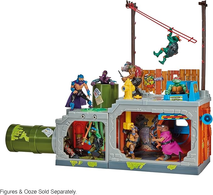 Teenage Mutant Ninja Turtles Classic Sewer Playset by Playmates Toys – Amazon Exclusive