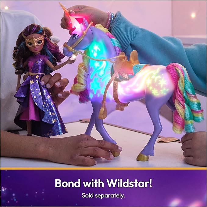 Unicorn Academy, Sophia Masquerade Ball Doll with 9 Accessories, 9.5”, Dolls & Unicorn Toys for Girls