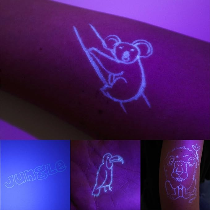 BONNYCO Invisible Ink Pen and Notebook Pack 32, Safari Party Favors for Kids. Magic Spy Pen, Goodie Bags Stuffers for Kids. Jungle Goody Bag Stuffers, Return Gifts Birthday. Classroom Prizes Students