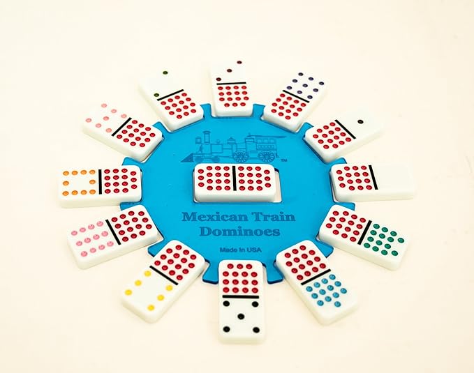 CHH Mexican Train Center Piece with Accessories, (up to 12 Players)