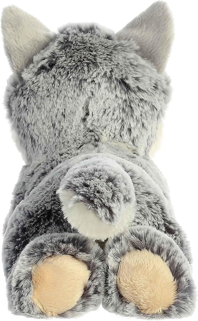 Aurora® Adorable Mini Flopsie™ Winter Wolf™ Stuffed Animal - Mini Companions Ready for Playful Adventures - for Kids All Ages, Toddlers, Adults, and Families - Gray 8 Inches