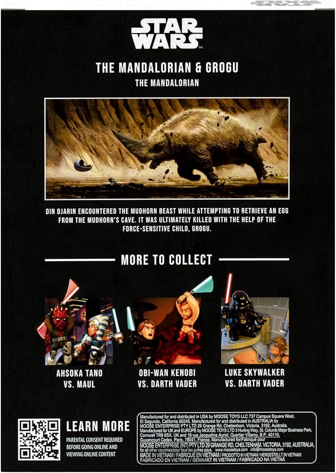 FANDROP SW03-Star Wars: The Mandalorian - The Mandalorian & Grogu, FANDROP Combines an Epic Diorama, Artifacts & Scene Marker Creating A Display to Enhance Any Star Wars Collection, 4 to Collect