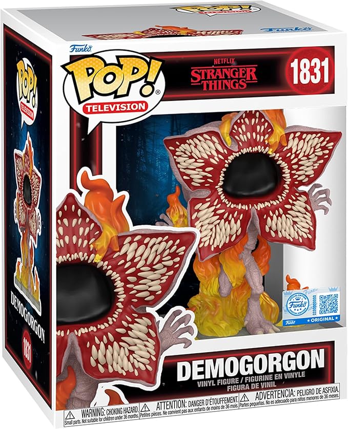 Pop! Premium: Stranger Things - Demogorgon (On Fire) - Vinyl Collectible Figure - Gift Idea - Official Merchandise - Toys for Children and Adults