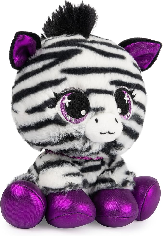 GUND P.Lushes Designer Fashion Pets Alexia Zara Zebra Stuffed Animal, Black/White, 6”