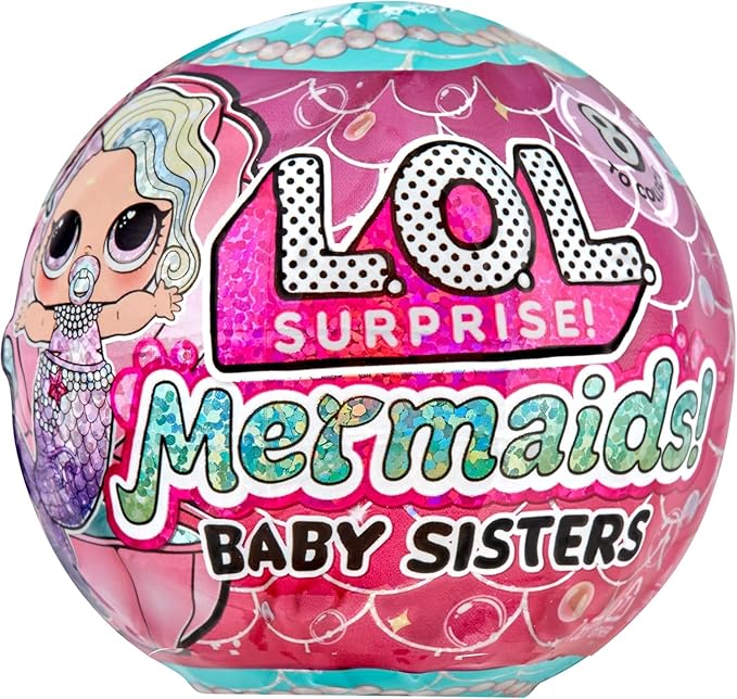 LOL Surprise Mermaids Baby Sisters with Color Change Tail, 8 Dolls to Collect, Fashion Accessories, Great Gift for Kids Ages 4+