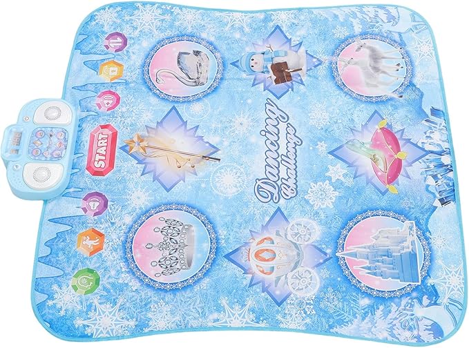 Keenso Electronic Kids Dance Mat Single Player Music Game Toy with Multiple Game Modes, Suitable for Kids to Play Alone