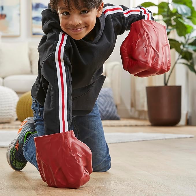 Marvel Avengers Captain America: Brave New World Red Hulk Gamma Smash Fists, Soft Foam Role Play Toy, Super Hero Toys for Kids Ages 5 and Up