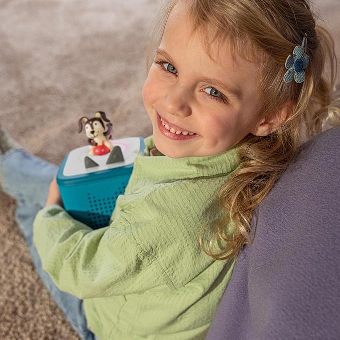 Toniebox 2 Audio Player Starter Set for Kids 1+ with Playtime Puppy - Tropical Teal