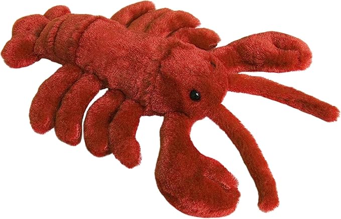 Aurora® Adorable Mini Flopsie™ Lobster Stuffed Animal - Mini Companions Ready for Playful Adventures - for Kids All Ages, Toddlers, Adults, and Families - Red 8 Inches