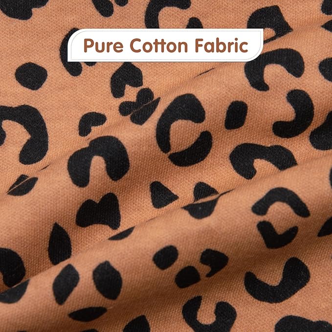 Reborn Baby Doll Clothes Accessories with Leopard Print Pattern for 17-20 Inch Reborn Newborn Baby Dolls
