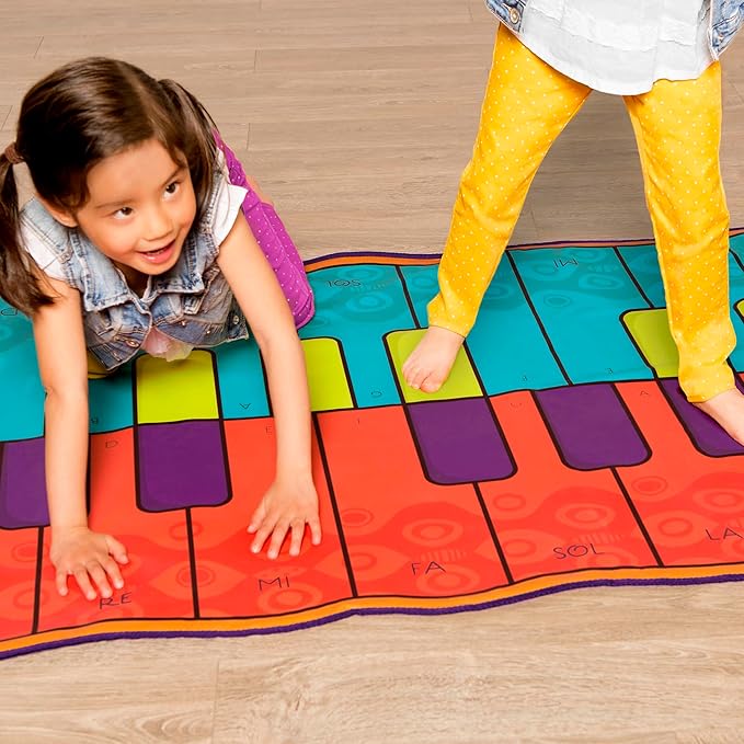 B. toys – Piano Dance Mat – Songs, Fun Sounds & 4 Music Modes – Musical Toy for Kids – Floor Mat for Active Play – 3+ Years– Boogie Woogie Mat