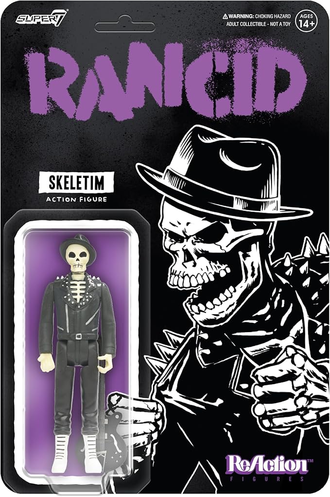 Super7 Rancid Reaction Figures Wave 05 - Skeletim (Time Bomb) Action Figure
