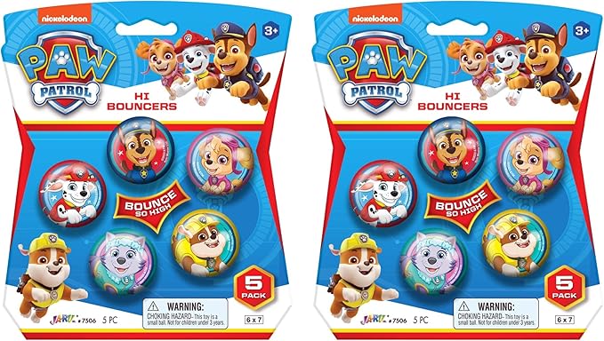 JA-RU Bouncy Superballs Super Hi Bounce 1.2" (2 Pack of 5 Balls) Fidget Balls Small Toys for Kids Prize Premium Giveaways Gift Birthday Supplies. Party Favors for Boys & Girls. 7506-2