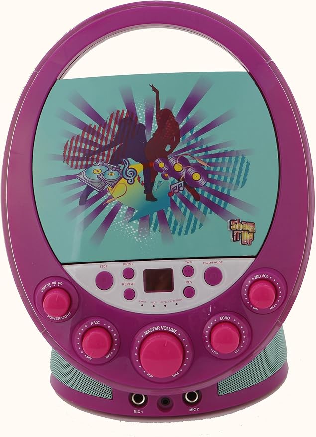 Karaoke System 66014 Shake it Up Karaoke Machine, Purple
