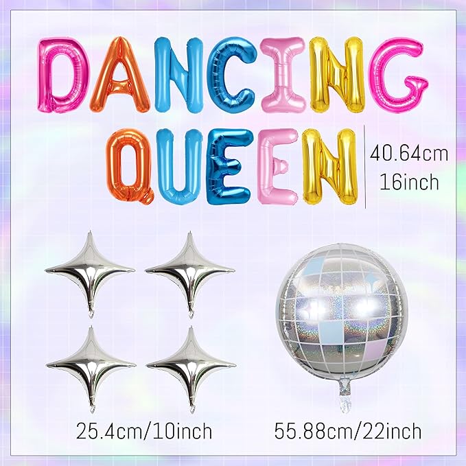 Dancing Queen Decoration Mamma Mia Party Decorations Dancing Queen Bachelorette Party Decorations Mama Mia Party Decorations Disco Bachelorette Party Decorations 70s Disco Decoration