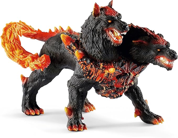 Schleich Eldrador Creatures - 5PC Fantasy Creature Set - Ice Wolf, Lava Hound, Rock Beast and Sword Figure Playset - Animal Monster Figurines for Boys and Girls - Durable Toys for Kids Ages 7+ | 72179