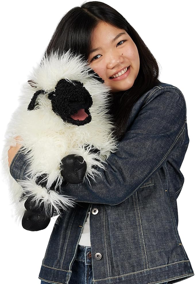 Folkmanis Valais Blacknose Sheep Hand Puppet