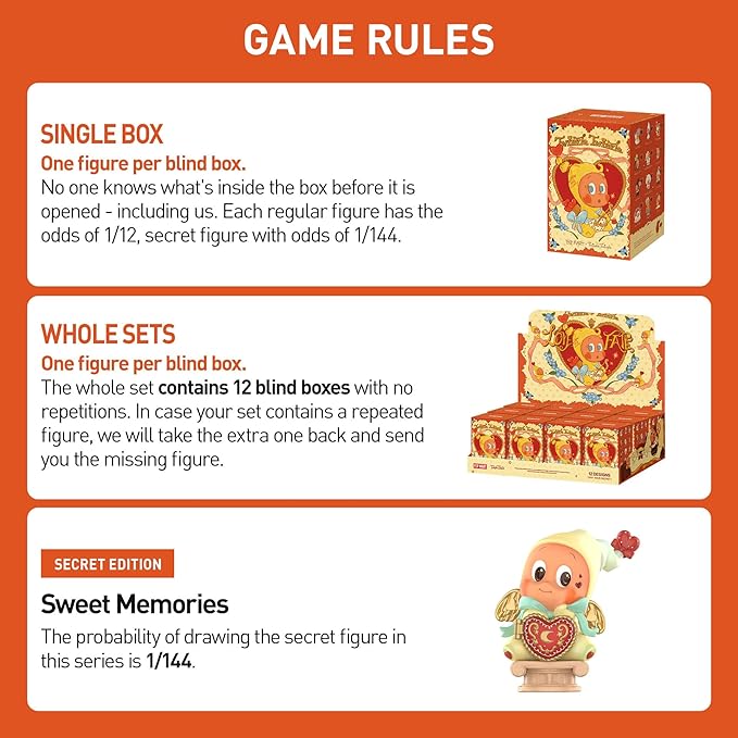 POP MART Twinkle Twinkle Crush On You Series Blind Box Figures, Collectible Toys Home Decorations, Holiday Birthday Gifts for Girls and Boys, Whole Set