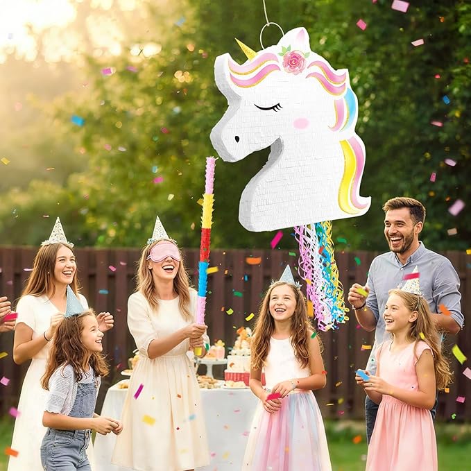 WERNNSAI Unicorn Large Piñata - Birthday Party Supplies 52 * 40cm