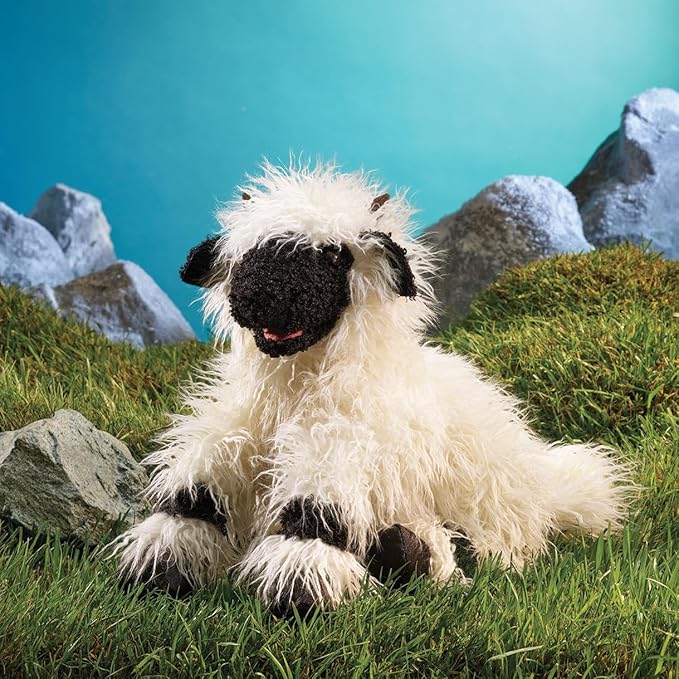 Folkmanis Valais Blacknose Sheep Hand Puppet
