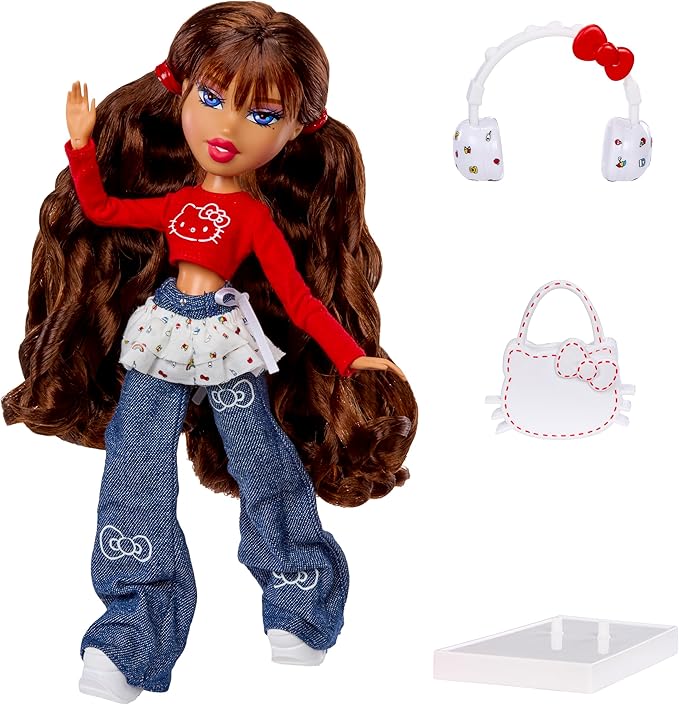 Bratz x Hello Kitty Yasmin Sanrio Fashion Doll with Accessories