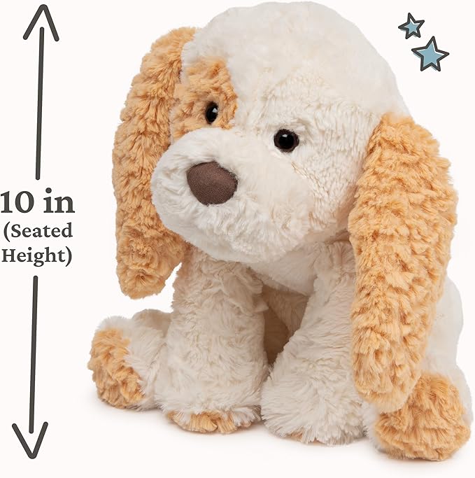 GUND Cozys Collection Puppy Plush, Puppy Dog Stuffed Animal for Ages 1 and Up, Tan/Cream, 10"