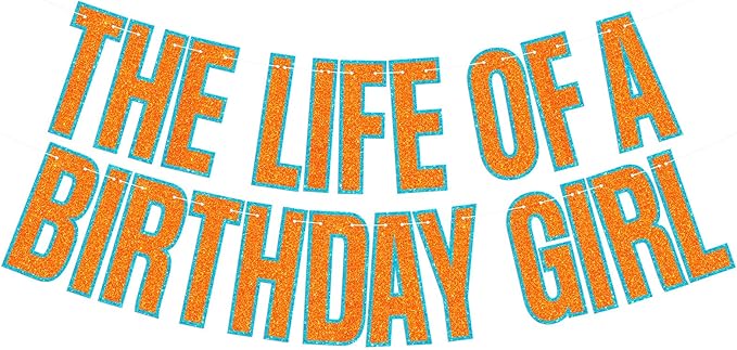 The Life of a Birthday Banner, Pre-Strung Showgirl Theme Birthday Party Decoration, Music Fan Party Supplies
