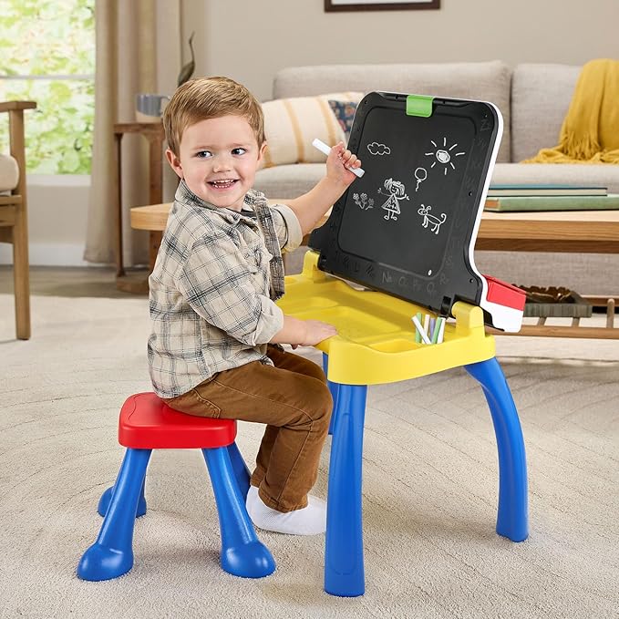 VTech Explore and Write Deluxe Activity Desk (Frustration Free Packaging), Blue