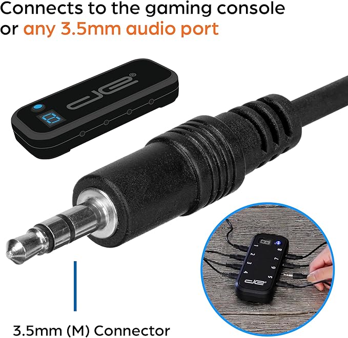 Digital Energy 15 Ft Extension Cables for Handheld Game Buzzer System 8-Pack
