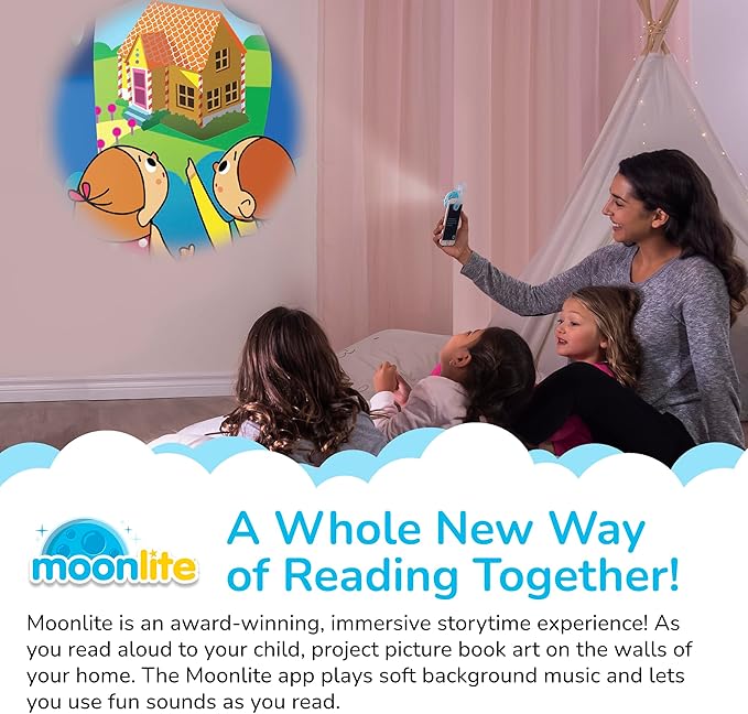 Moonlite Storytime - Hansel & Gretel - A Magical Way to Read Together - Projector Sold Separately - Single Disc Pack for Kids & Toddlers - Learning Gifts for Kids Ages 12 Months & Up