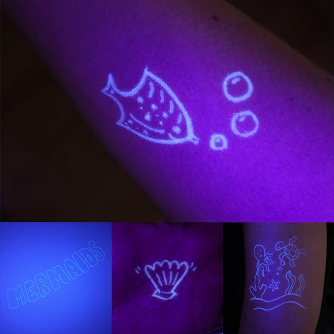 BONNYCO Invisible Ink Pen and Notebook Pack 16, Mermaid Party Favors for Kids. Magic Spy Pen Goodie Bags Stuffers for Kids, Mermaid Party Supplies. Goody Bag Stuffers, Return Gifts Birthday Prizes