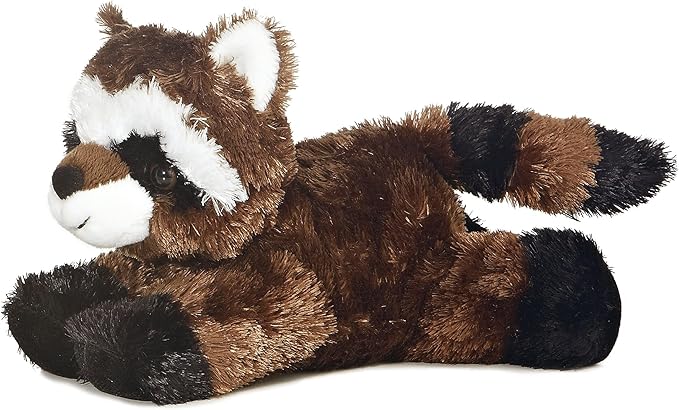 Aurora® Adorable Mini Flopsie™ Ringo™ Stuffed Animal - Mini Companions Ready for Playful Adventures - for Kids All Ages, Toddlers, Adults, and Families - Brown 8 Inches