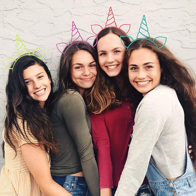 Glow in The Dark Party Supplies Cat Ear Crown Heads for Birthday Party Halloween Party