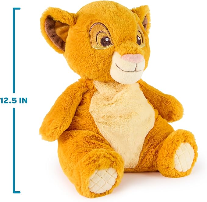 GUND Disney Official Simba Oh So Snuggly Plush, The Lion King, Lion Stuffed Animal for Babies and Infants, Yellow, 12.5”
