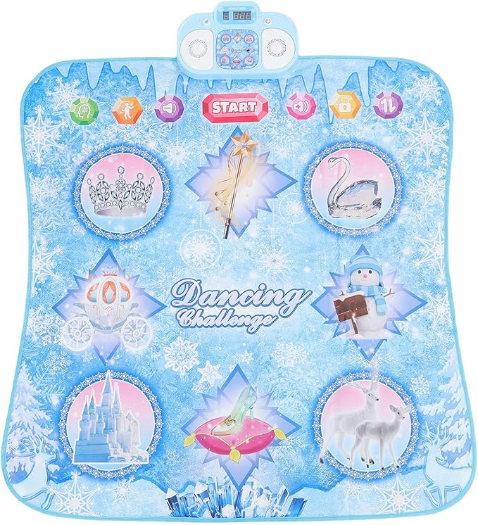 Kids Dance Mat Single Player Electronic Music Challenge Game Play Blanket for Daily Entertainment Thinking and Through Kids Dance MatElectronic MatSingle