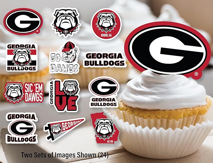 Party Supplies for Football, Birthday, Graduation Party Decorations (Georgia Bulldogs)