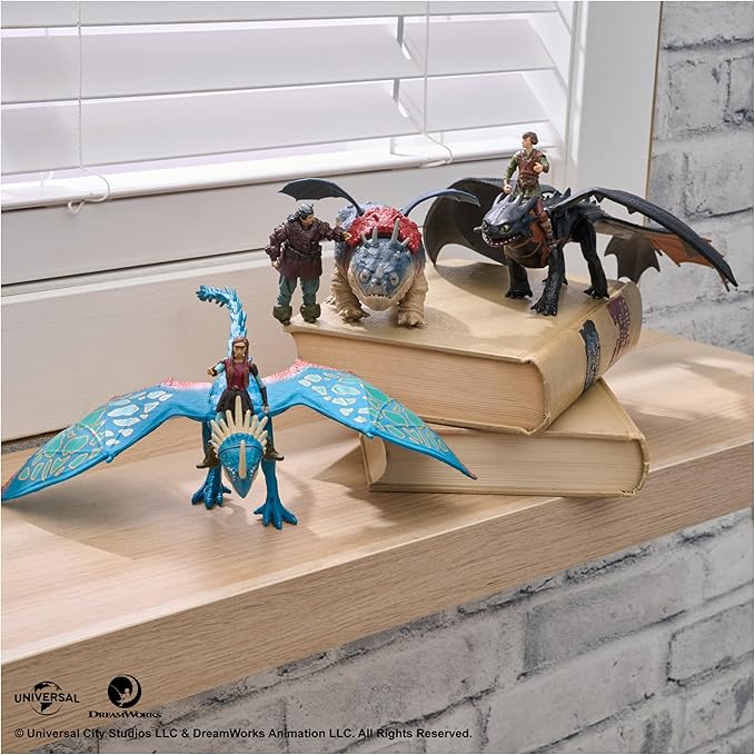 DreamWorks Dragons, How to Train Your Dragon, Gronckle & Fishlegs, Viking Duo Action Figures, Kids Toys for Boys Ages 4 and up