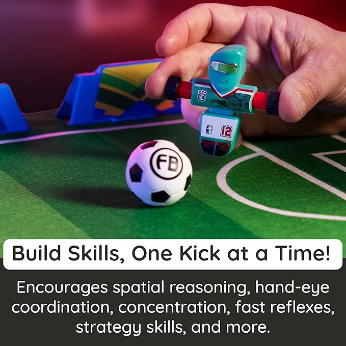 Foosbots Rivals, Single Player Germany, Games for Kids Toys, New Active Play Tabletop Trickshot Game for Ages 6 and Up