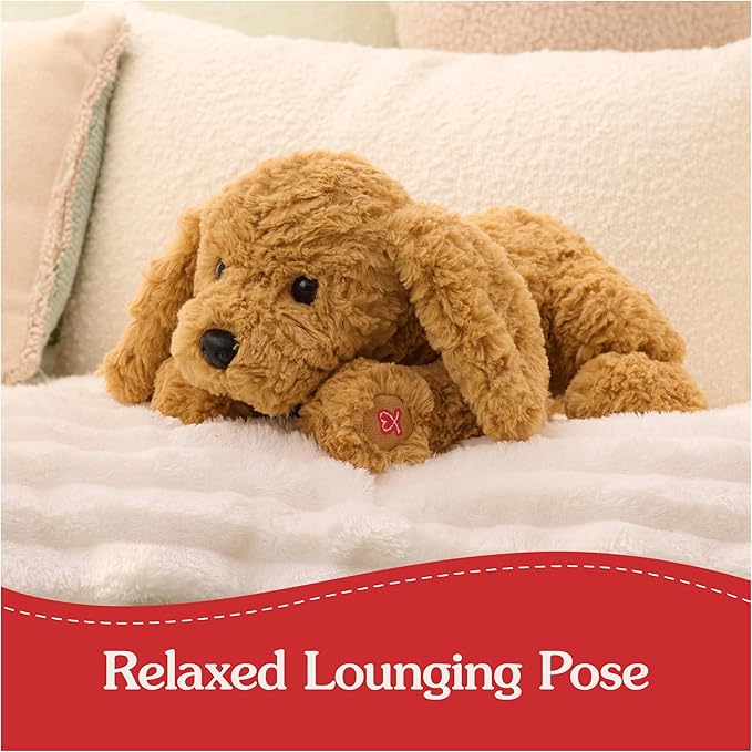 GUND Muttsy Dog Plush, Premium Plush Puppy Stuffed Animal for Ages 1 and Up, Brown, 14”