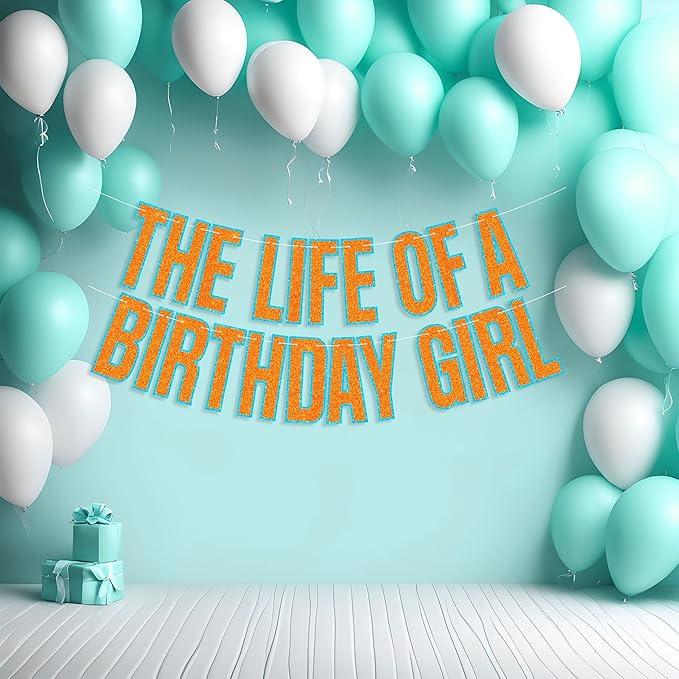 The Life of a Birthday Banner, Pre-Strung Showgirl Theme Birthday Party Decoration, Music Fan Party Supplies