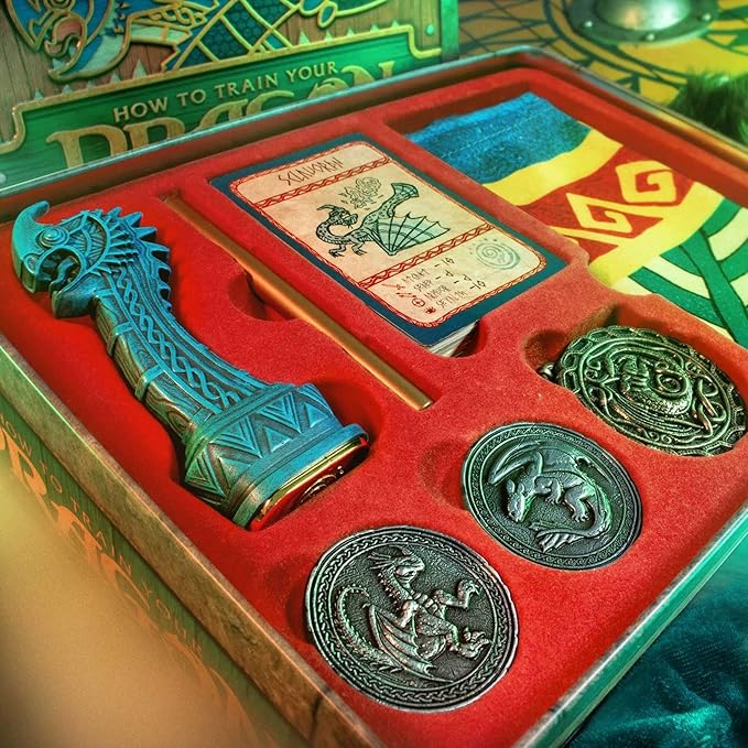 Doctor Collector: How To Train Your Dragon - Hiccup´s Memories - Ultimate Collector's Tin Box, Movie Props, Photos, Maps, Coins, Authentic Memorabilia