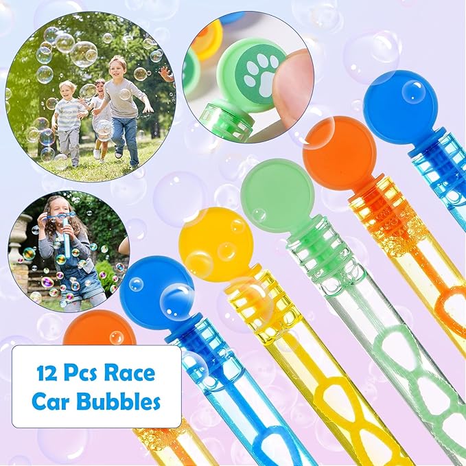 Vanblue 120Pcs Blue Color Dog Party Favors,Birthday Decorations Supplies for Kids,Sticky Gecko,Red Balloon with Cards Goodie Bag Stuffers,Classroom Rewards,Pinata Stuffers,Family Games